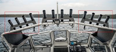 Hardtop Angled Top Mount Rod Holders - 8
