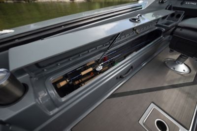 Lund Boat's Impact GL 185 Rod Storage