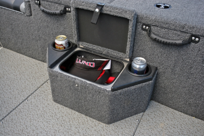 Pro-V Musky XS Aft Step Storage Compartment and Cup Holder