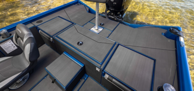 Painted Interior w/Stick-On Marine Mat