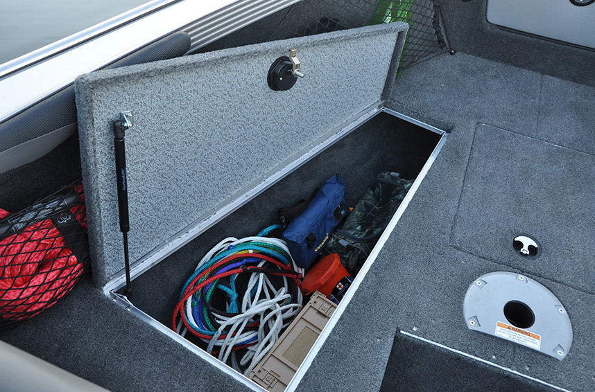 Tyee Bow Deck Port Storage Compartment