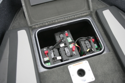 Tyee GL Bow Deck Battery Storage Compartment