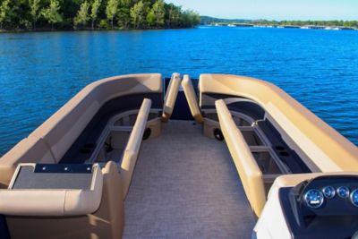 LF 232 Pontoon Bow Storage