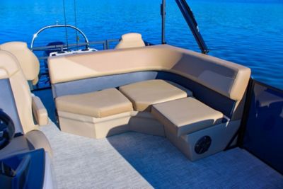 LF 232 Pontoon Stern L-Shaped Couch