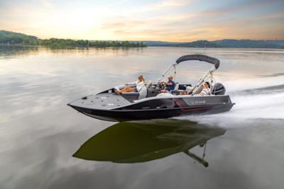 Riding in the Lowe SD224 Pontoon