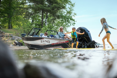 ミニミニ Lund® Crossover XS 1875 - Aluminum Family Fish and Ski Boats