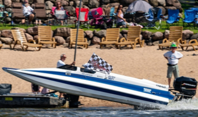 speed boat docked